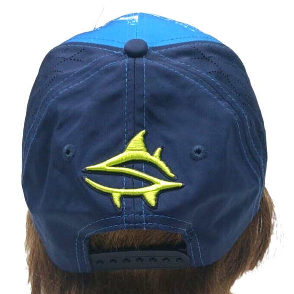 Loco Skaile Blue Tuna Action Print Saltwater Cap, Snapback + 3D Puff‎ Embroidery - Picture 6 of 8